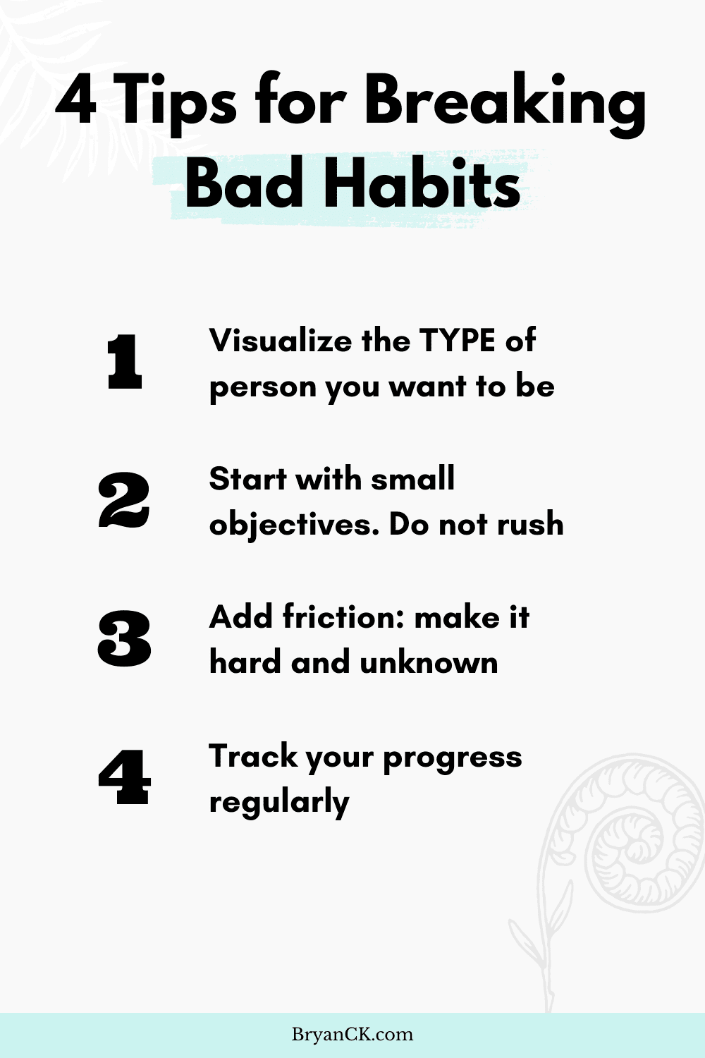 7 Unhelpful Habits Everyone Should Quit (And How) - Bryan C.K.